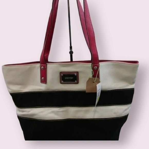 Nine West Canvas Freeport Tote | NEW - Picture 1 of 10